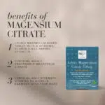 Benefits of Active Magnesium™ Citrate 750mg Tablets.