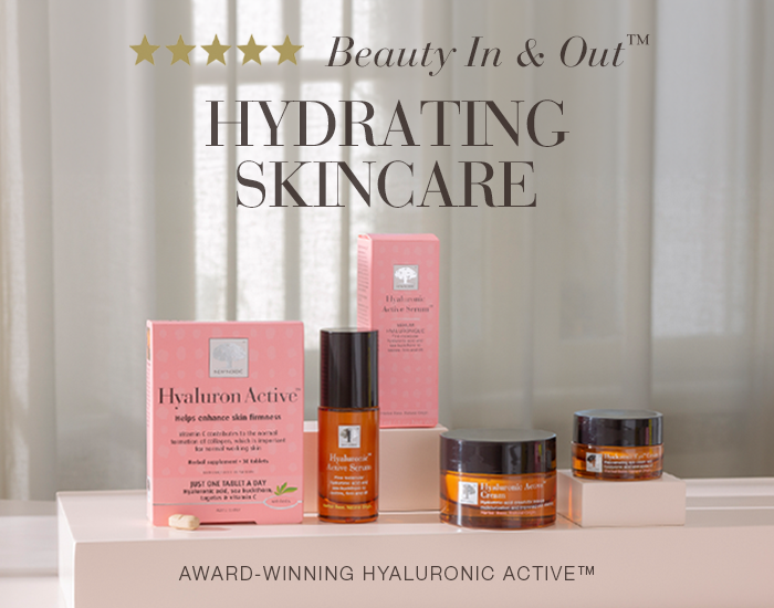 Banner showcasing the Hyaluron Active™ range.