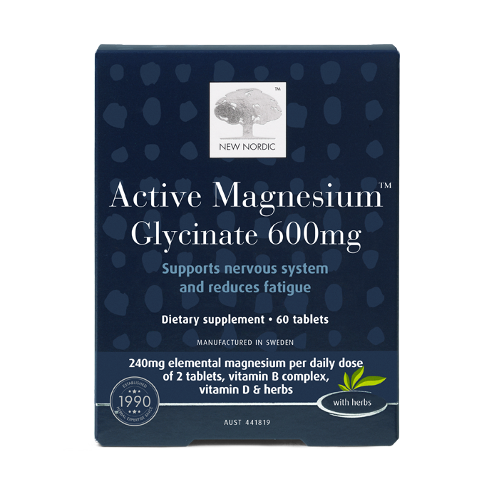 Front of Active Magnesium™ Glycinate package.