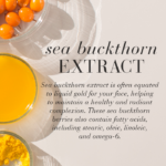 Benefits of sea buckthorn extract.