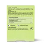 Back of the Frutin™ Gastro Gel Chewable Tablets package.
